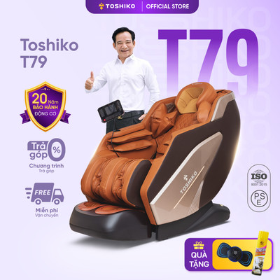 Ghế massage trị liệu toàn thân TOSHIKO T79 Có Màn Hình Cảm Ứng Bảo Hành 20 Năm sử dụng công nhiệt hồng ngoại cao cấp