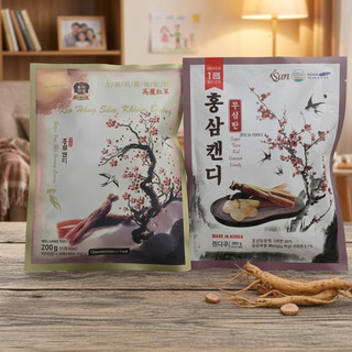 KẸO HỒNG SÂM KHỒNG ĐƯỜNG HÀN QUỐC 200G