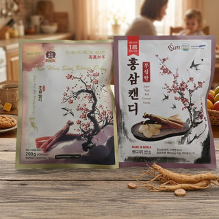 KẸO HỒNG SÂM KHỒNG ĐƯỜNG HÀN QUỐC 200G