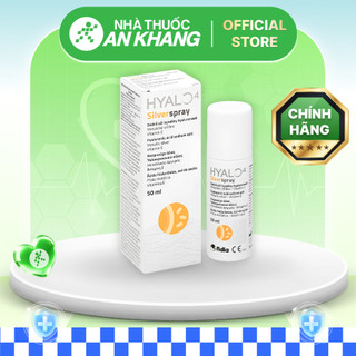 Xịt vết thương Hyalo4 Silver Spray hỗ trợ phủ làm lành vết thương (1 chai x 50ml) [Nhà Thuốc An Khang - Chính Hãng 100%]