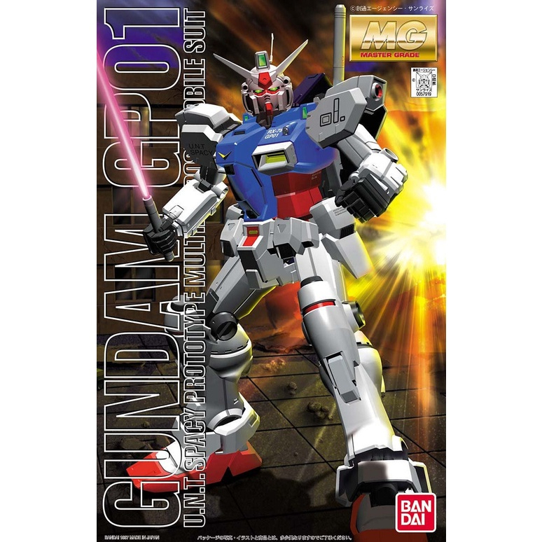 Mô hình Gundam Bandai MG Gundam GP01 1/100