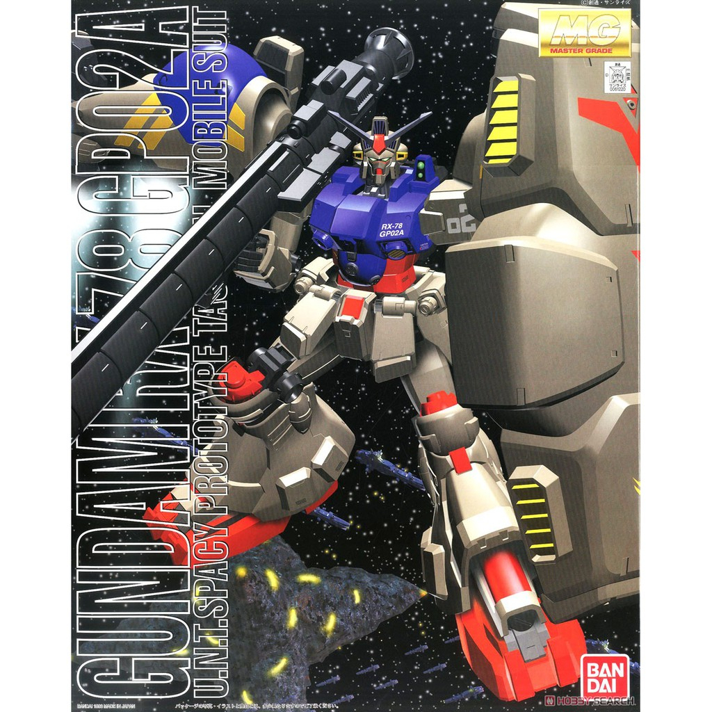 Mô Hình Gundam Bandai MG RX-78 GP02A Gundam GP02 Physalis 1/100 Gundam 0083