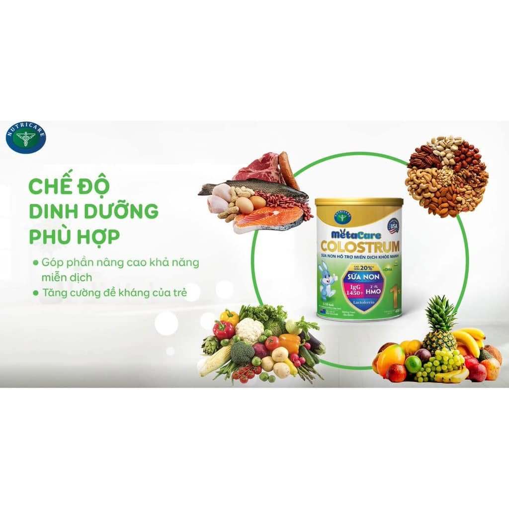 Sữa Bột METACARE COLOSTRUM Nutricare Tăng Cường Miễn Dịch Sức Đề Kháng