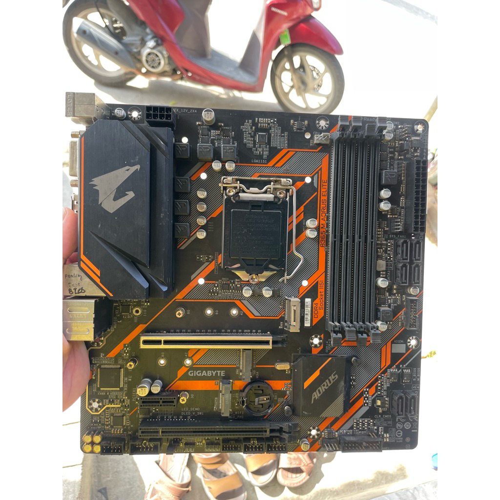 Mainboard Gigabyte B365M AORUS ELITE Socket 1151 DDR4 - Hỗ Trợ Intel Gen 8/9 - Main Cũ Chính Hãng