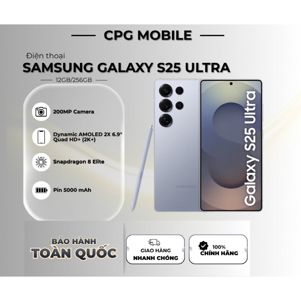 Điện Thoại Samsung Galaxy S25 Ultra (12GB/256GB) Chính Hãng