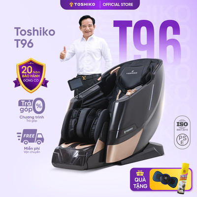 Ghế massage trị liệu toàn thân Toshiko T96 cao cấp công nghệ AI thế hệ mới