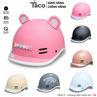 Nón Bảo Hiểm Cá Heo Nam Nữ Đạt Chuẩn SRT HELMETS - Mũ Chính Hãng Bảo Hành 12 Tháng
