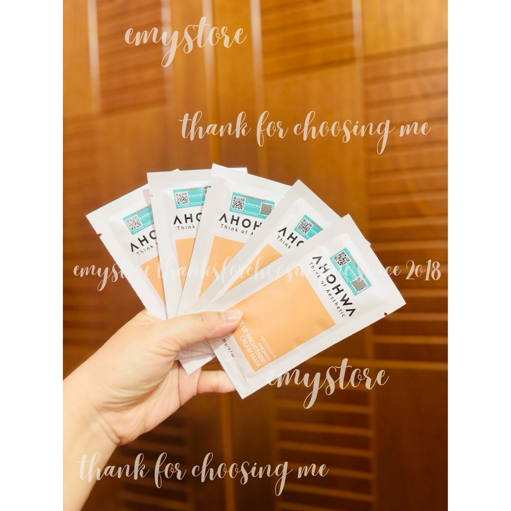 Ủ trắng AHOHWA dạng gói 2Og tiện lợi