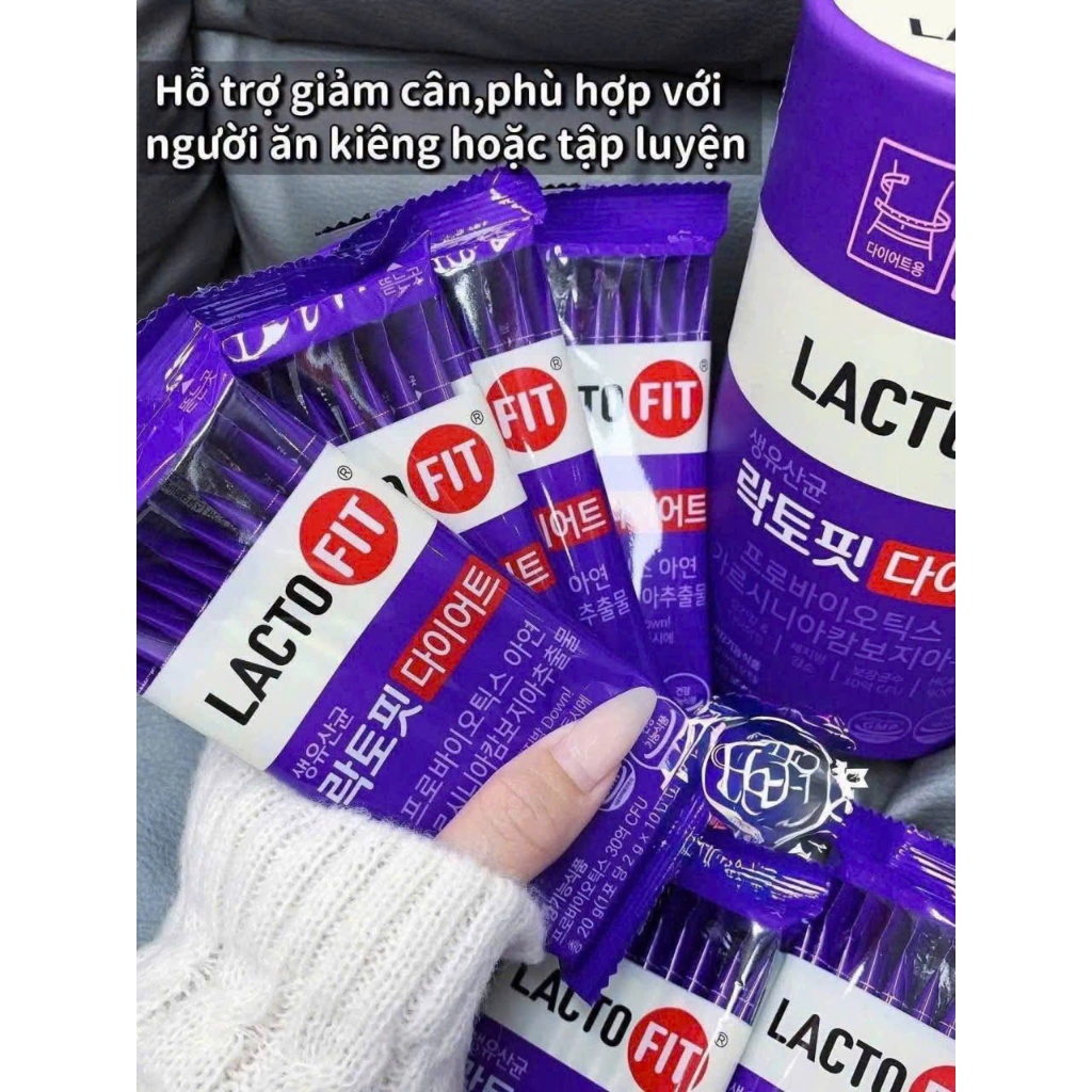 Lacto Fit (màu tím đậm) | Hộp 60 gói lactofit | Hàn Quốc
