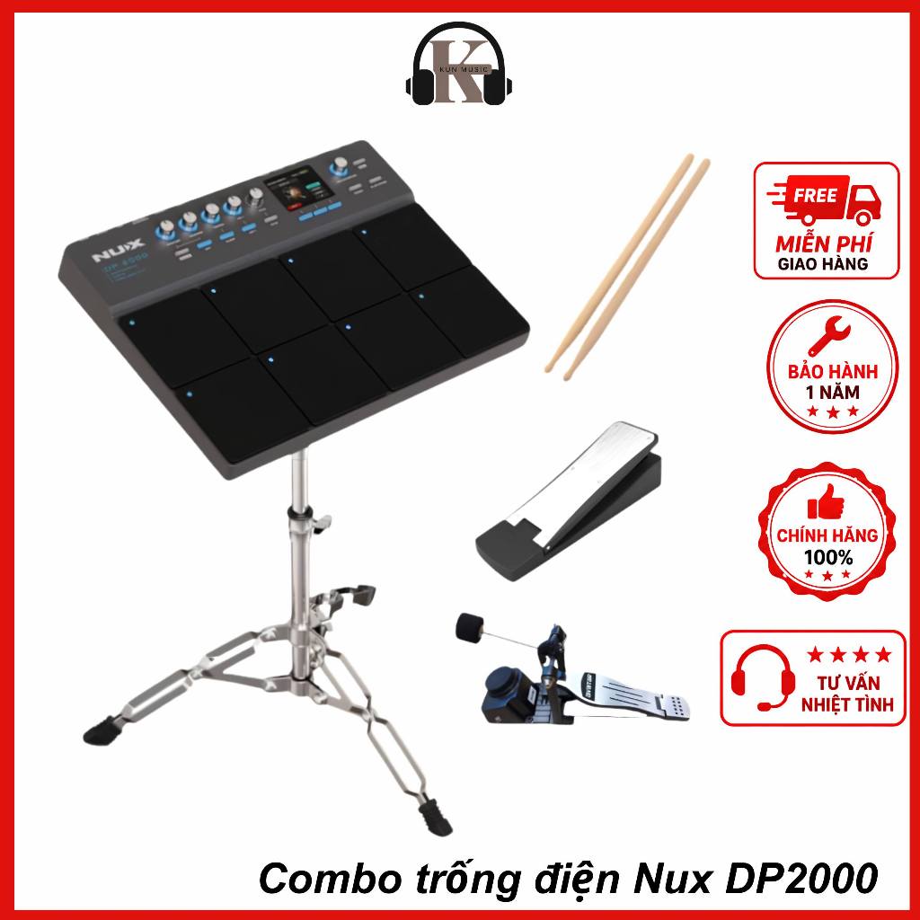 Combo trống điện Nux DP2000 Chính hãng đầy đủ phụ kiện | Kun music