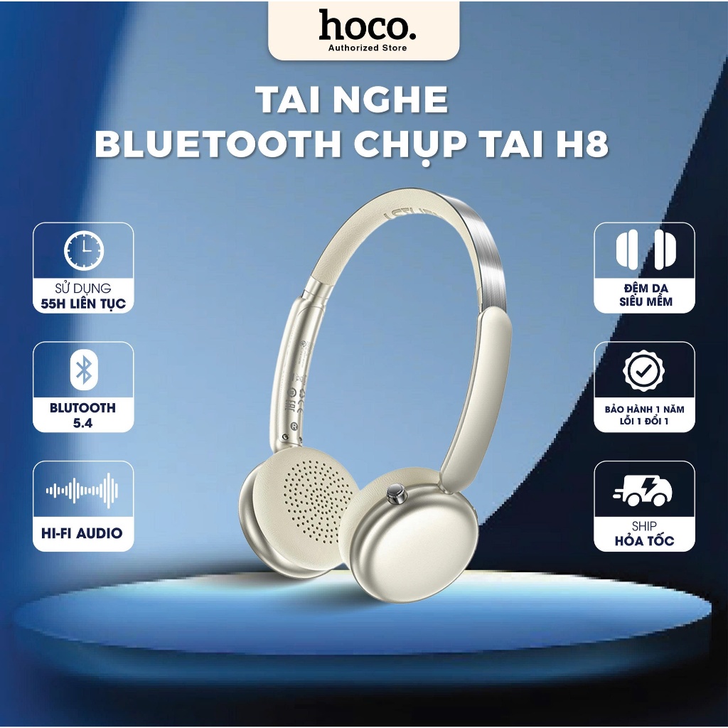 Tai nghe chống ồn kiểu dáng gọn nhẹ có tích hợp mic đàm thoại ACEFAST H8 - chính hãng bảo hành 12 tháng