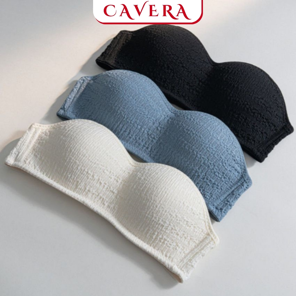 Áo ngực không dây - Áo ngực cúp ngang mút mỏng chống trơn mịn màn -- CAVERA VNA.630