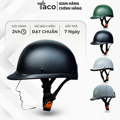 Mũ Bảo Hiểm Lưỡi Trai Nửa Đầu Đua Ngựa Nhẹ Nhàng Thời Trang Đi Trong Phố