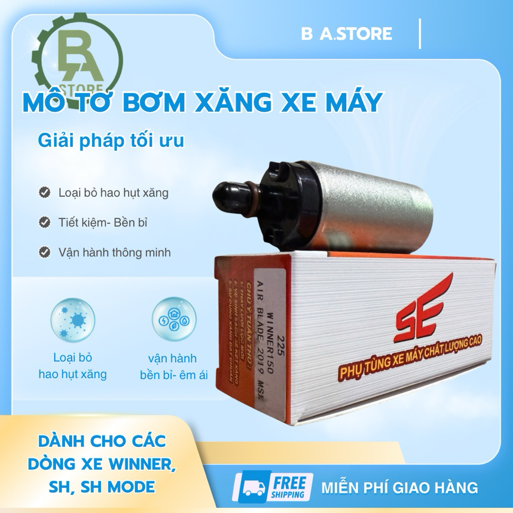 Mô tơ bơm xăng xe Winner 150, MSX, SH mode, SH125-150, Mô tơ bơm xăng dành cho các dòng xe Winner 15