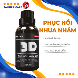 Dung dịch phục hồi làm mới nhựa nhám Samurai Care- làm đen bóng nhựa nhám bị bạc màu lão hóa