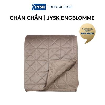 Chăn chần | JYSK ENGBLOMME | polyester | cát đậm | R220xD240cm
