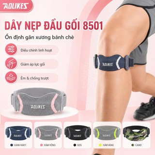 Dây nẹp đầu gối AOLIKES - 8501 ổn định gân xương bánh chè có thể điều chỉnh hỗ trợ giảm đau