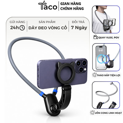 Bộ Dây Đeo Vòng Cổ Gắn Điện Thoại, Camera Hành Trình, Gopro,..,Đa Dạng Mẫu, Phụ Kiện Chắc Chắn Quay Video, Vlog - FCS