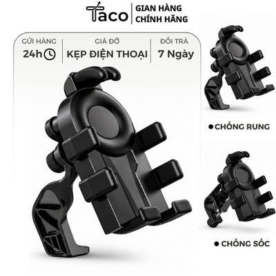 Giá Kẹp Điện Thoại Xe Máy Giá Đỡ Bạch Tuộc Kẹp Điện Thoại Xe Đạp Xe Máy/Xe Đạp Xoay 360 Độ, Túi Khí Giảm Xóc Chống Rung
