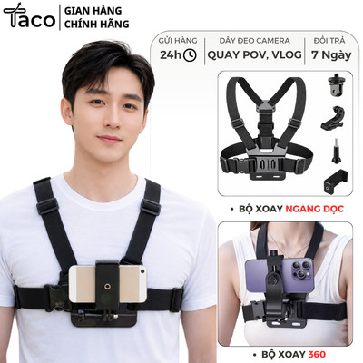 Dây Đeo Ngực Điện Thoại Camera Hành Trình - Bộ Xoay Ngang Dọc