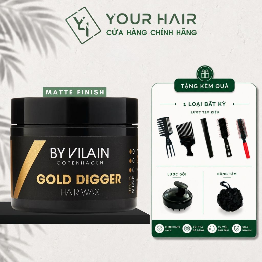 Sáp vuốt tóc By Vilain Gold Digger - 65ml