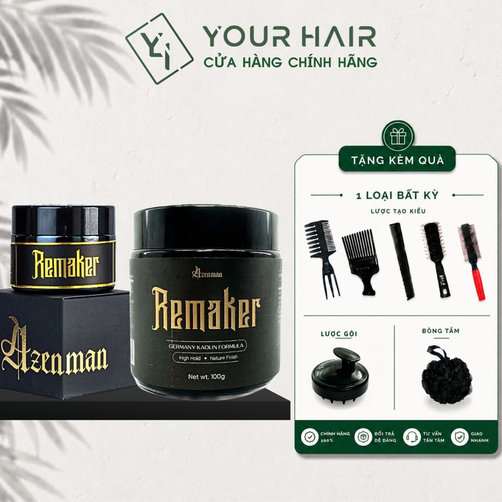 Sáp vuốt tóc Remaker AzenMan - 50g & 100g