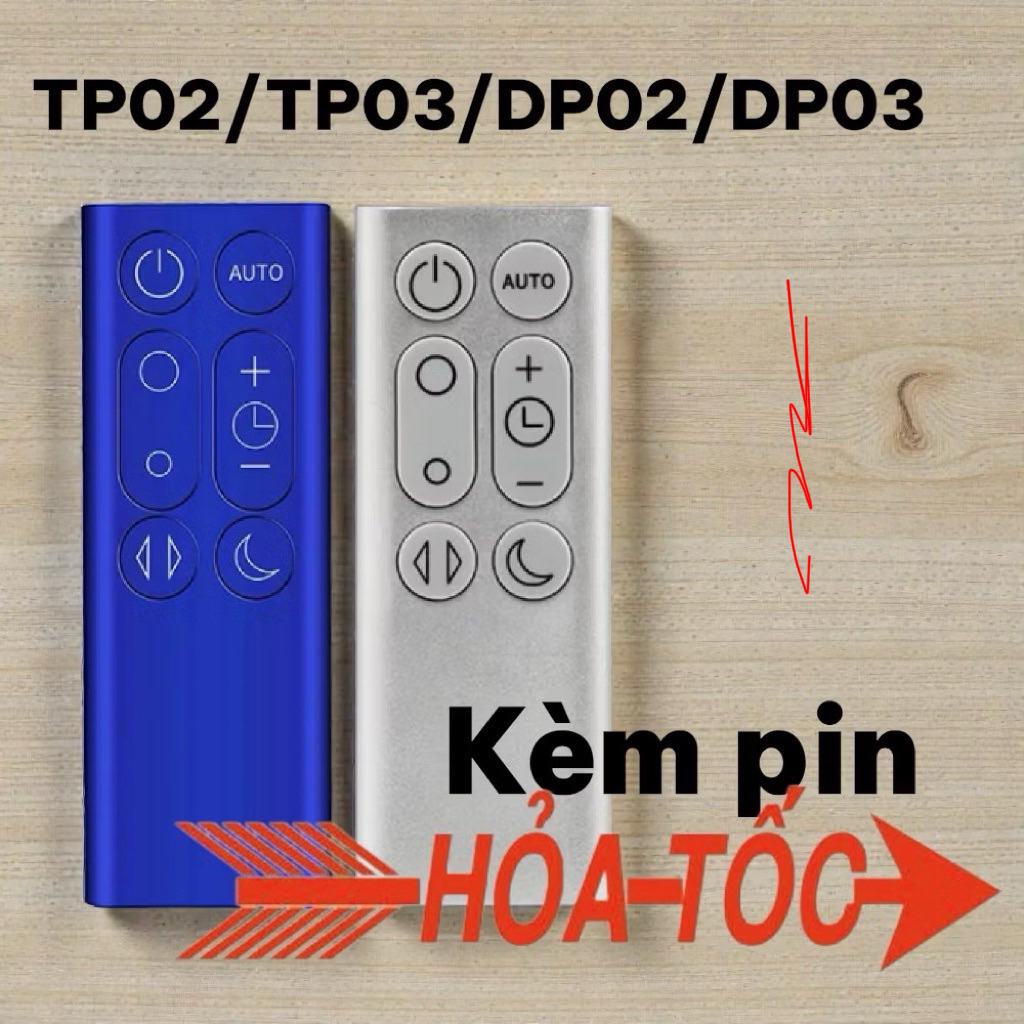 Điều khiển quạt không cánh Dysonn TPO2/TP03/DP02/DP03
