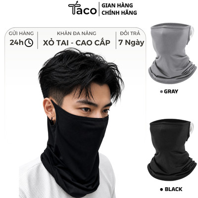 Khăn Đa Năng Cao Cấp Xỏ Tai M40 Chống Nắng, Khăn Ống Chống Bụi Đi Phượt, Co Dãn 4 Chiều, Thoải Mái, Thoáng Mát