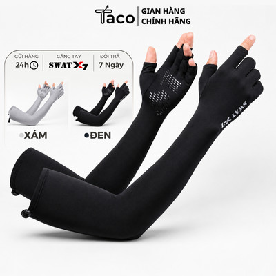 Găng Tay Chống Nắng Swat X7, X4 Ống Tay Chống Nắng Xỏ Ngón Chống Tia UV Đi Xe Máy, Xe Đạp Tiện Dụng