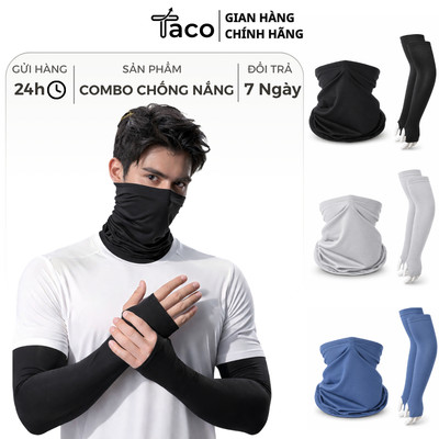 Găng Tay Chống Nắng & Khăn Đa Năng Dày Chống Nắng Chống Tia UV - Vải Cao Cấp Thoáng Mát, Co Dãn Siêu Tốt Hicool & M30
