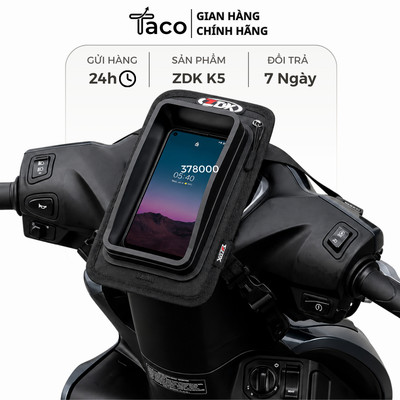 Túi Treo Đầu Xe Máy ZDK K5 Và Túi Mini Javan Treo Đầu Xe Máy Có Vành Che Nắng Chính Hãng