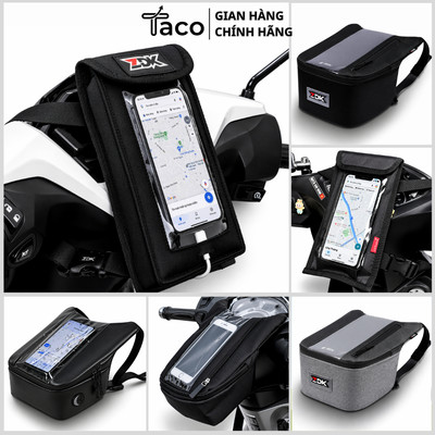 Túi Treo Đầu Xe Máy TACO , Túi Treo Ghi Đông Xe Máy , Để Điện Thoại , Đồ Tiện Dụng