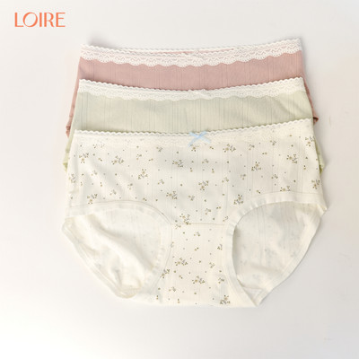 Quần Lót Hoa Nhí Loirechic QL260534 Cạp Viền Ren Mềm Đáy Kháng Khuẩn
