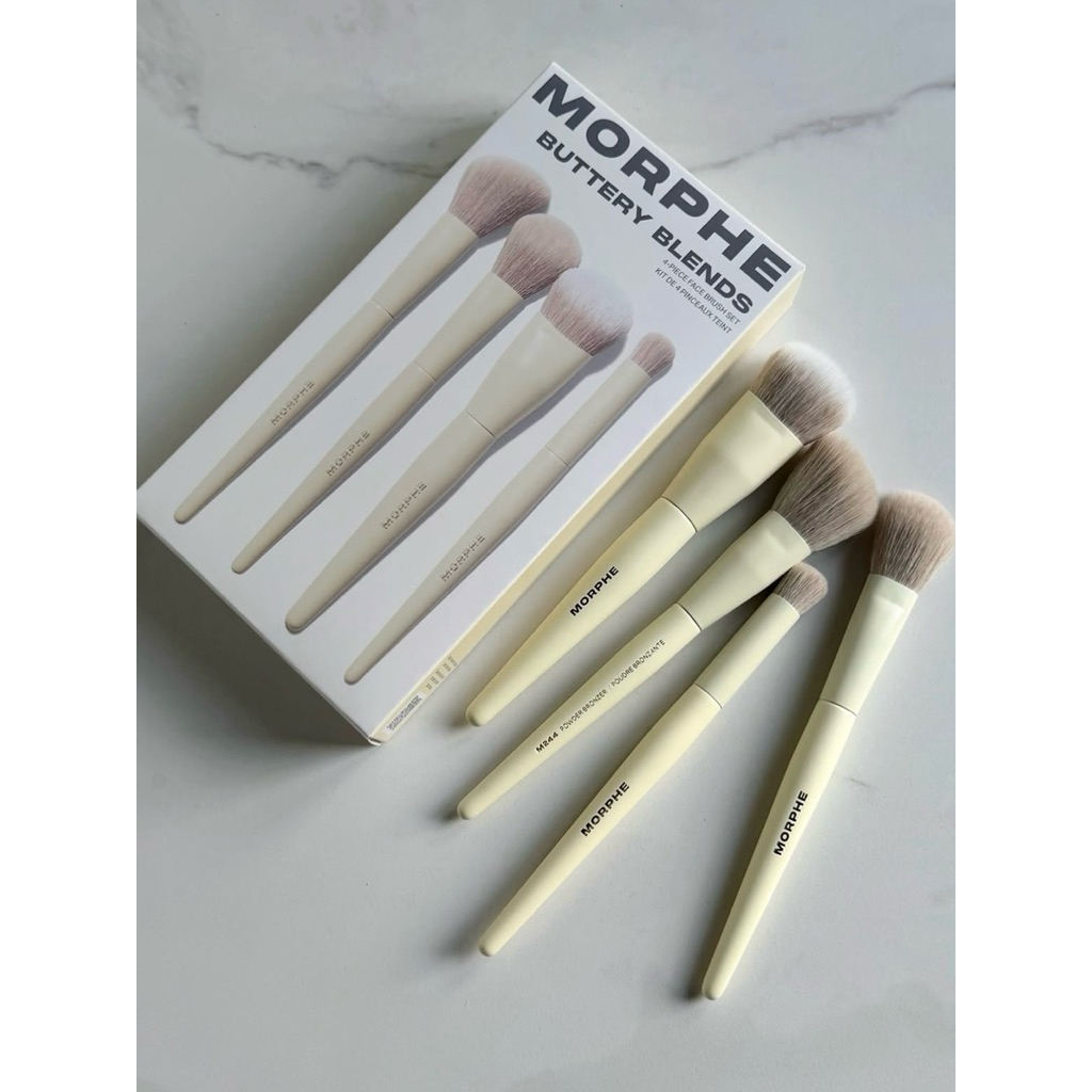 [BILL US] Set 4 cọ trang điểm Morphe Buttery Blends 4-Piece Face Brush Set