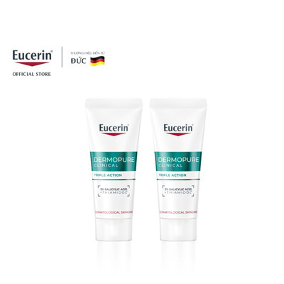 [HB Gift] Bộ 2 Tinh Chất Giảm Thâm Mụn & Dưỡng Sáng Eucerin® Dermopure Triple Action 7ml