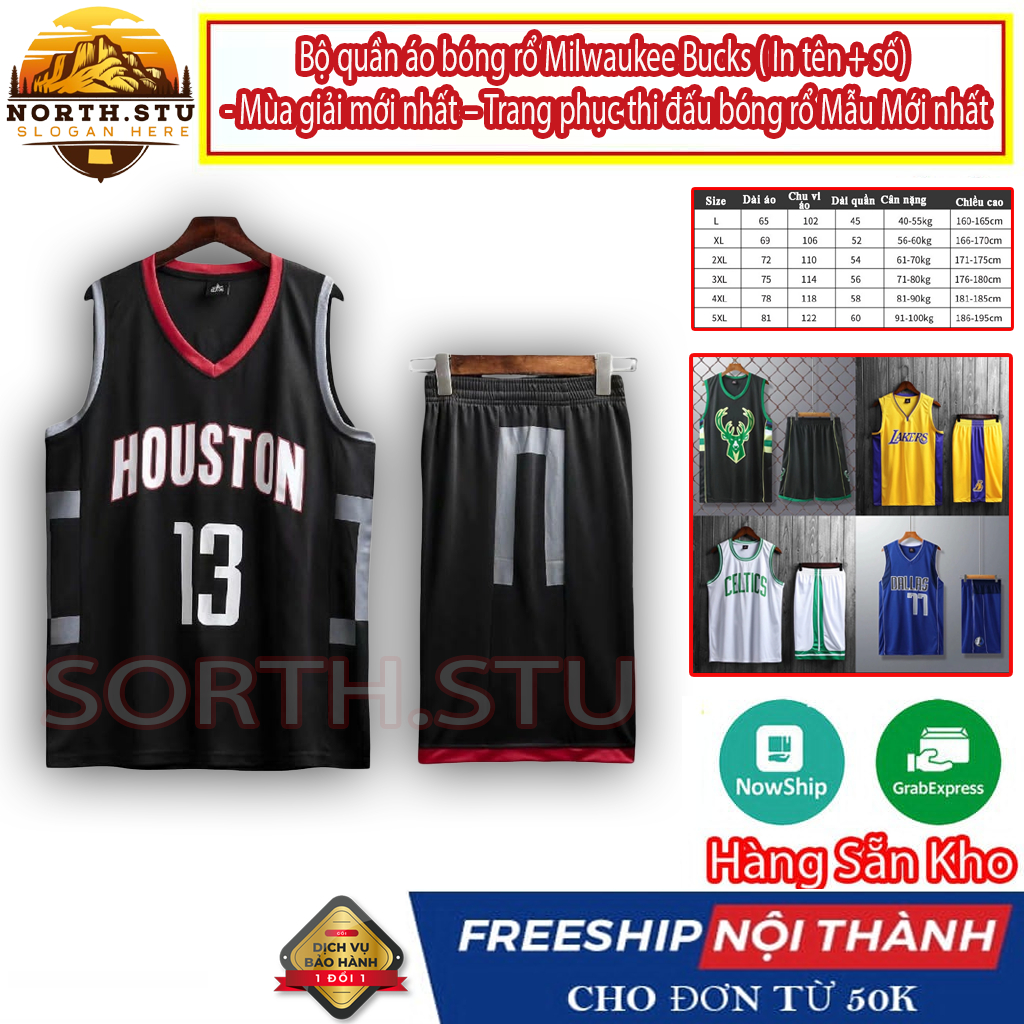 Áo Bóng Rổ NBA Cao Cấp - Lakers, Brooklyn, Bulls, GSW