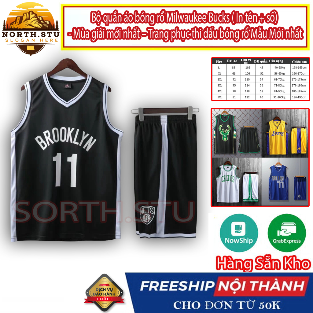 Áo Bóng Rổ NBA Cao Cấp - Lakers, Brooklyn, Bulls, GSW