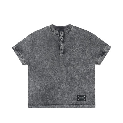 Áo thun form Oversize SILVER BUTTON TEE Cotton PARADOX AT6P0478