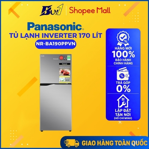 NR-BA190PPVN - Tủ Lạnh Panasonic Inverter 170 lít NR-BA190PPVN - Hàng Chính Hãng