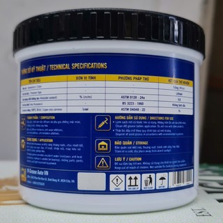 [MỠ BÔI TRƠN TRẮNG MẪU MỚI 2026] FREEWAY WHITE GREASE NGLI#3 450 GRAM