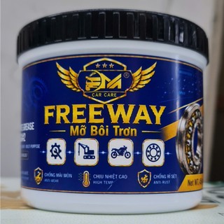 [MỠ BÔI TRƠN TRẮNG MẪU MỚI 2026] FREEWAY WHITE GREASE NGLI#3 450 GRAM