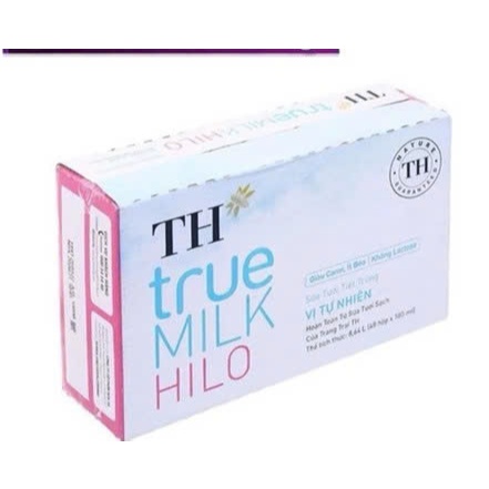 TH TRUE MILK TIỆT TRÙNG HILO VỊ TỰ NHIÊN 180ML /thùng 48 hộp