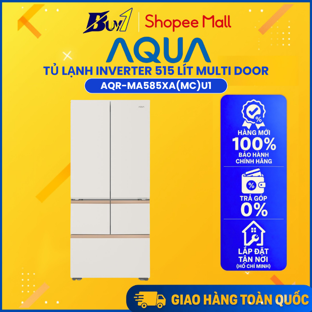 AQR-MA585XA(MC)U1 - Tủ Lạnh Aqua Inverter 512 Lít AQR-MA585XA(MC)U1 - Hàng Chính Hãng