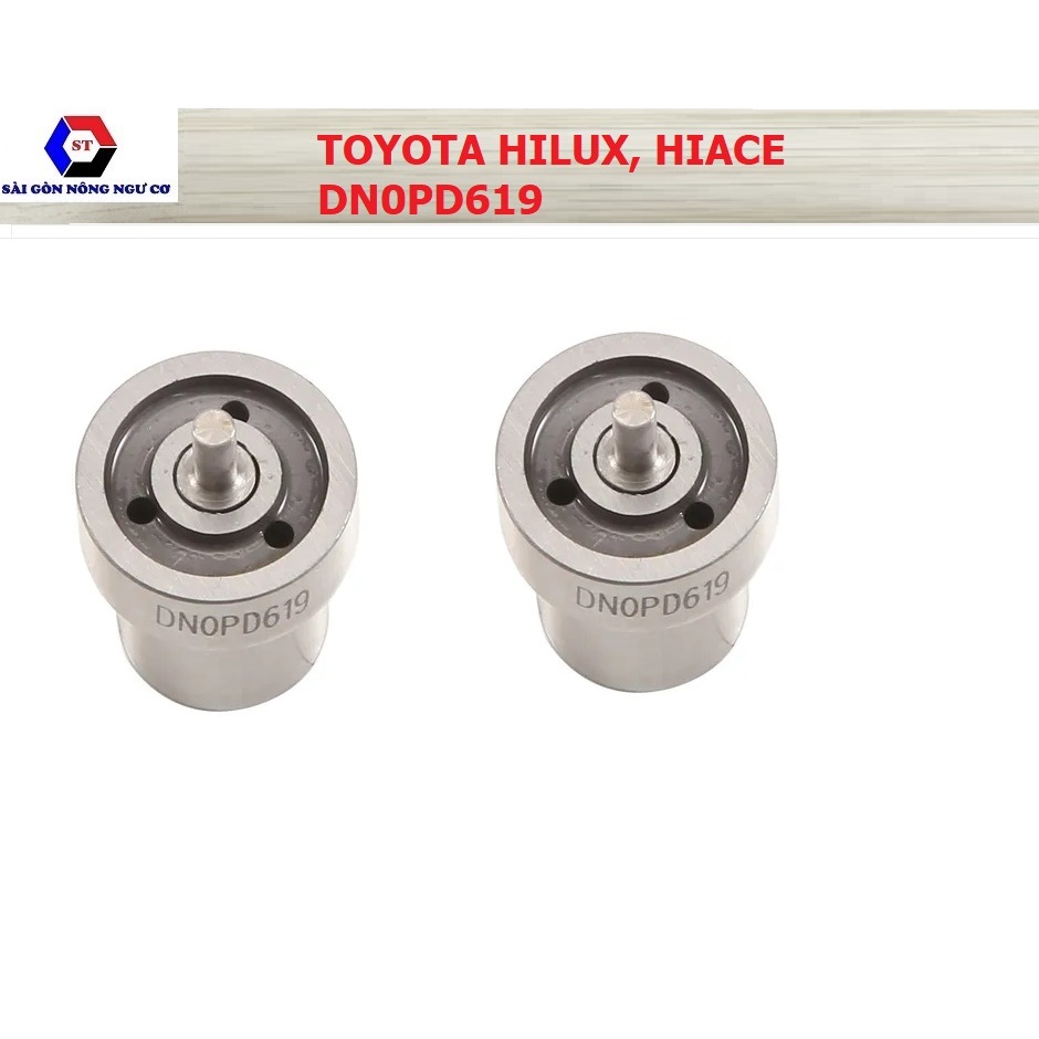 Béc kim phun dầu DN0PD619 Toyota Hilux Hiace Land Cruiser 1KZ-T 1KZ-TE 5LE (Béc 4mm)