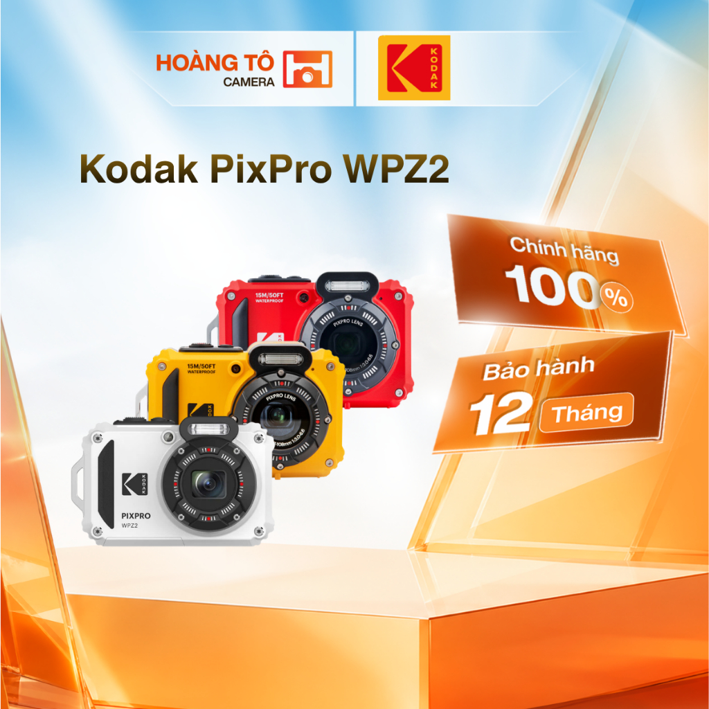 Máy ảnh Kodak PixPro WPZ2 Compact Digital Camera | Mới chính hãng