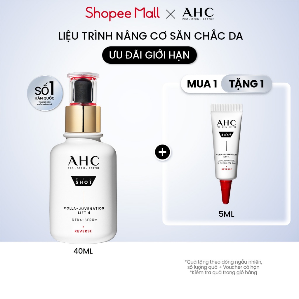 Tinh chất serum chống lão hóa săn chắc da PROSHOT COLLA-JUVENATION LIFT 4 AHC 40ML