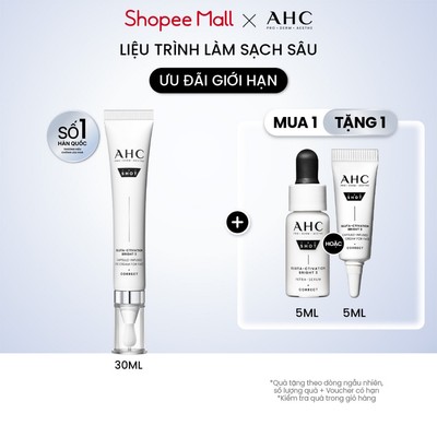Kem mắt cho mặt mờ nám sáng da PROSHOT GLUTA-CTIVATION BRIGHT 3 AHC 30ML