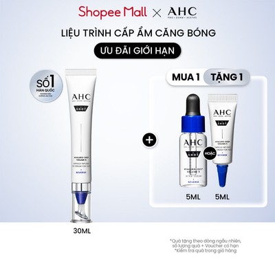 Kem mắt cho mặt cấp ẩm căng bóng mờ nếp nhăn PROSHOT HYALURO-DEEP VOLUME 5 AHC 4 30ML