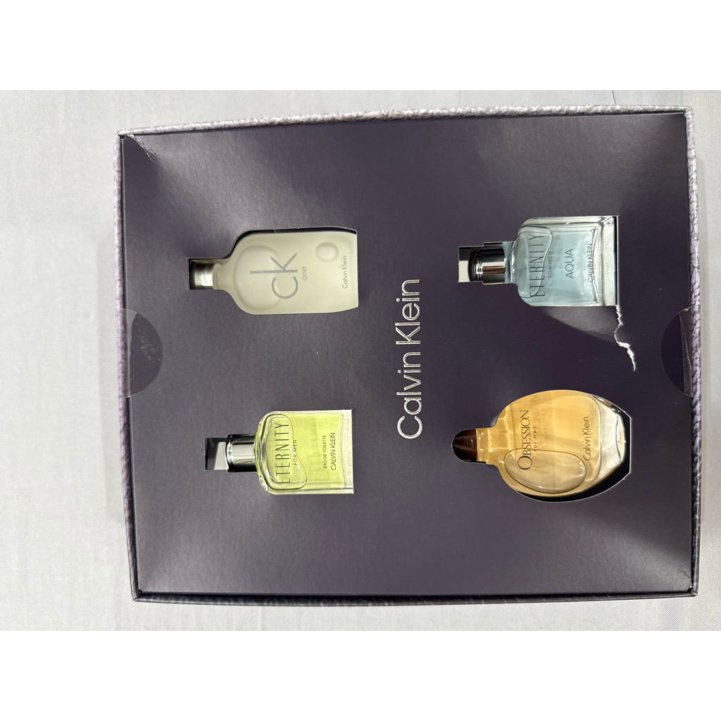 Set Nước Hoa Mini Nam Calvin Klein (4 Chai) - Zin 100% Hàng Chính Hãng