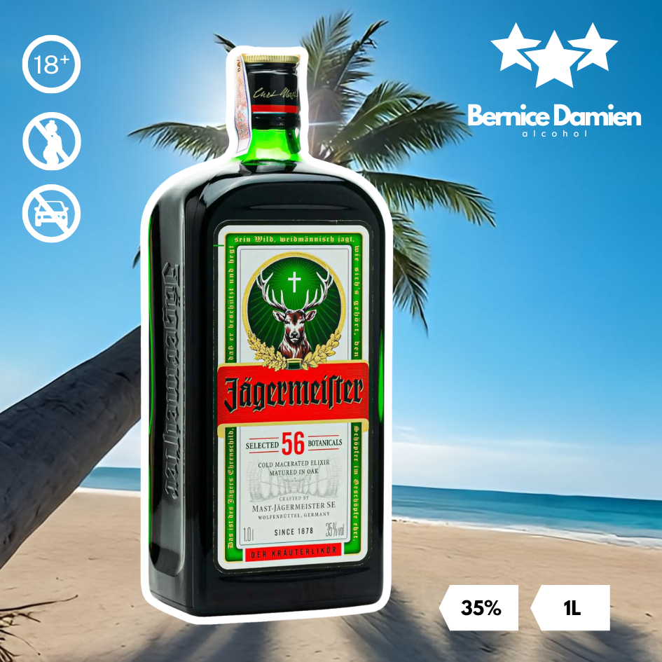 Jagermeister 56 loại Thảo Mộc chai 700ml/1L Ngọt Sang Trọng
